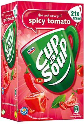 Cup a Soup doos 21 st spicy tomato                