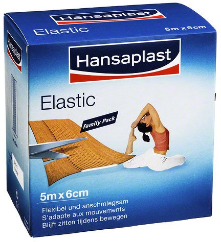 Hansaplast Elastic 5 m x 6cm                      