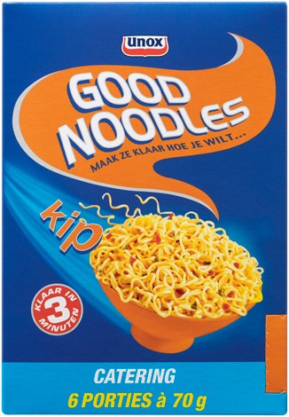 Unox good noodles kip 6 st                        