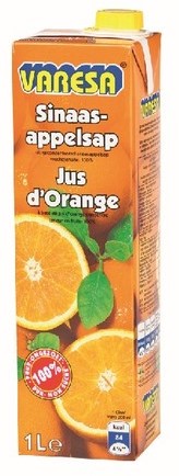 Varesa sinaasappelsap pak 12 x 1 l                