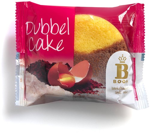Boom roomboter dubbelcake doos 12 st              