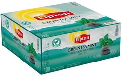 Lipton green tea mint doos 100 st                 