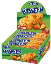 Hero b'tween graanreep hazelnoot/amandel 24 st    