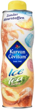 Karvan Cevitam fles 0,75 l icetea perzik          