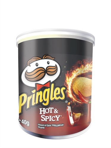 Pringles Hot & Spicey  12 x 40 gr.                