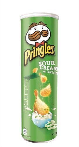 Pringles Sour Cream & Onion bus 3 x 165 gr        