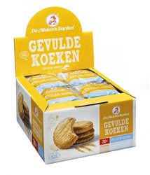 De Molen gevulde koeken apart verpakt 30 st       