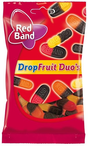 Red Band eurolijn dropfruit duo's zak 12 x 166 gr 