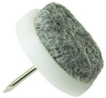 Stoelglijders nylon 24 st                         