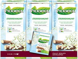 Pickwick professioneel sterrenmunt doos 3 x 25 st 