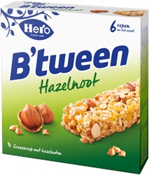 Hero b'tween hazelnoot doos 12 x 25 gr            