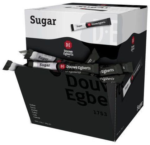 Douwe Egberts sugar sticks doos 500 st            