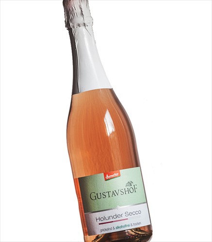 Gustavshof druivensap wit alcoholvrij fles 0,75 l 