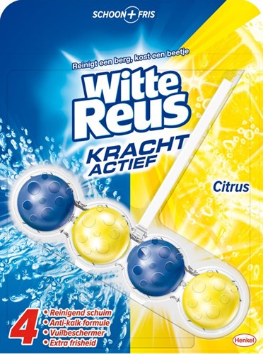 Witte Reus wc kracht actief citrus 50 gr          