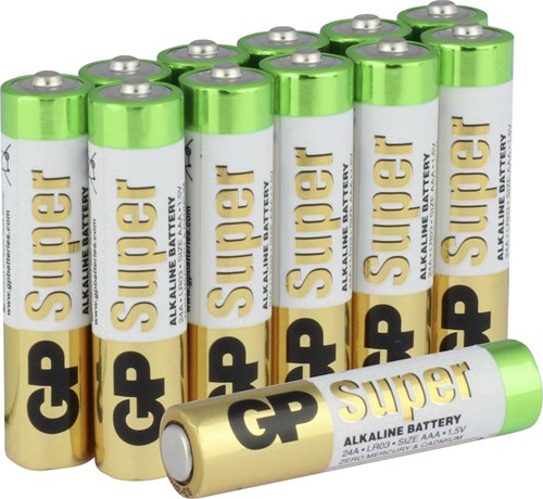 GP batterij alkaline AAA 10 st                    