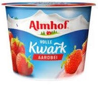 Almhof volle kwark aardbei 500 gr