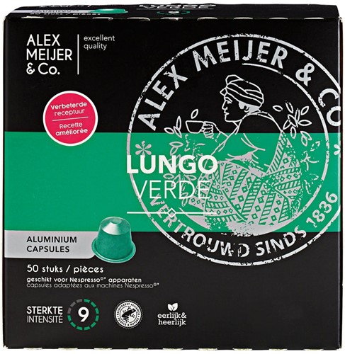 Alex Meijer lungo verde cups 50 st