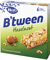 Hero b'tween hazelnoot doos 6 x 25 gr   
