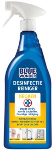 Blue Wonder desinfectie keukenreiniger fles 2 x 750 ml