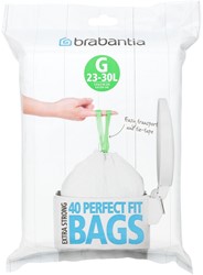 Brabantia afvalzak smartfix 30 l rol 40 st