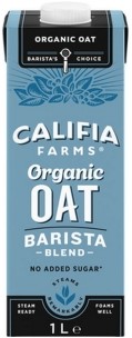 Califia Farms organic oat barista blend pak 6 x 1 l 
