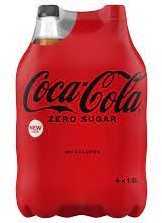 Coca Cola zero pet 4 x 1,5 l