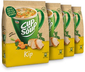 Cup a Soup vending kip doos  4 x zak 40 porties