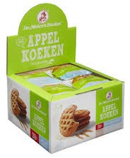 De Molen's banket appelkoeken apart verpakt doos 30 st 