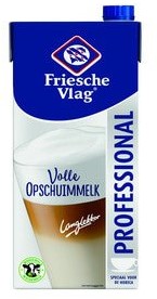 Friesche vlag Professional volle opschuim melk 12 x pak 1 ltr.