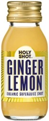Holyshot ginger & lemon bio fles 12 x 60 ml