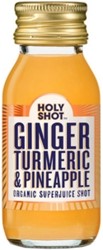Holyshot ginger, tumeric & pineapple bio fles 12 x 60 ml