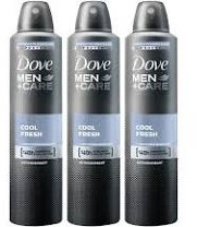 Dove deospray men cool fresh 3 st                 