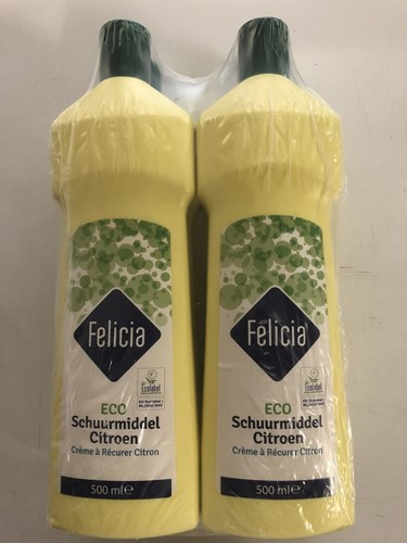 Felicia schuurmiddel citroen fles 4 x 500 ml