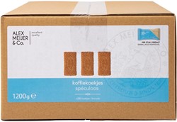 Alex Meijer koffiekoekjes apart verpakt doos 200 st