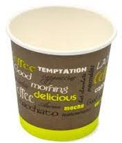 Koffiebeker karton 100 ml / 4 OZ doos 2000 stuks