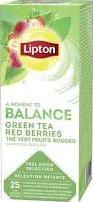 Lipton Feel Good green tea  red berries 25 st     