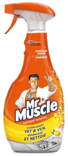 Mr. Muscle keuken 5 in 1 lemon fles 500 ml