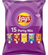 Lay's chips party mix 5 smaken 15 st  (paars)                 