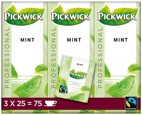 Pickwick professioneel doos munt 3 x 25 st   