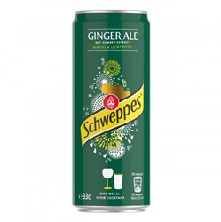 Schweppes ginger ale blik 24 x 0,25 l ST