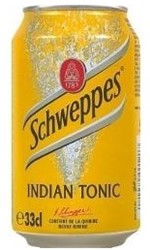 Schweppes indian tonic blik 24 x 33 cl