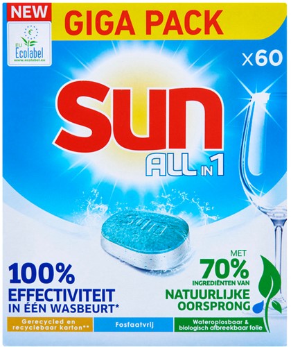 Sun tabletten All in One Normaal 60 st. 