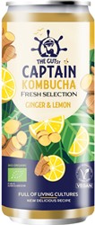 The Gutsy Captain fresh ginger & lemon bio blik 12 x 0,25 l